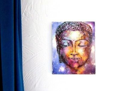 Exemple de reproduction sur toile de la Deesse-Bouddha Amour Universel